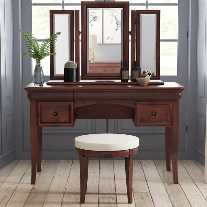 French Style Gold Gilt Ornate Dressing Table  Luxury French Bedroom  Furniture UK - Nicky Cornell