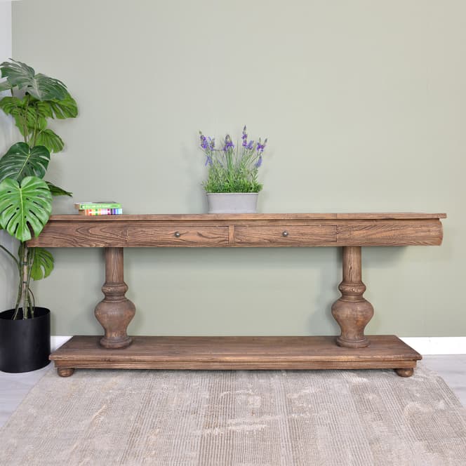 Osaka Grey Hall Console Table - Nicky Cornell