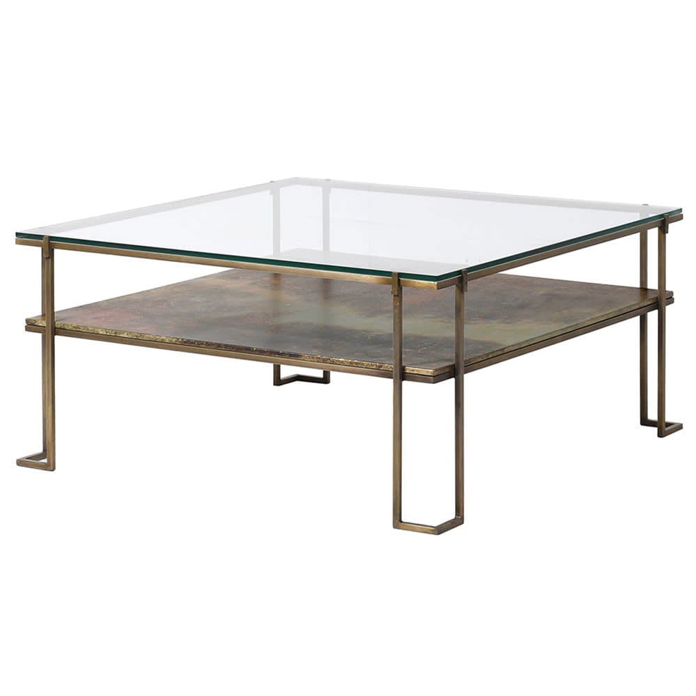 Antique Style Oxidised Iron Coffee Table - Nicky Cornell